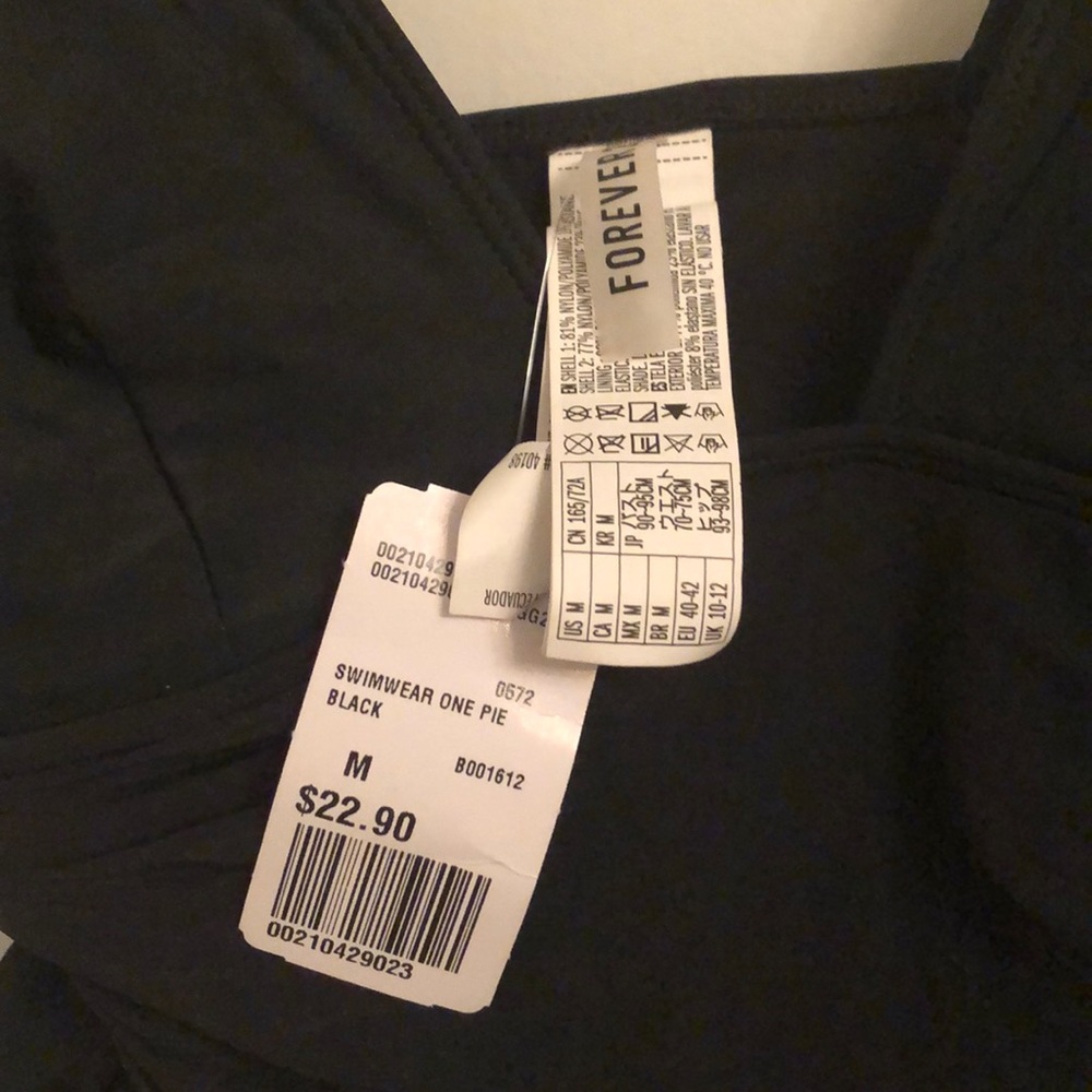 Brand New Black High-Leg Cut Swimsuit - Picture 3 of 3